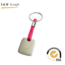 New Customized Metal Shiny Chrome Key Ring with Laser Logo